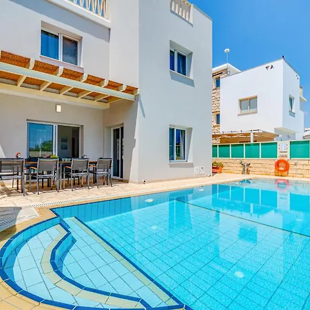 Blue Velvet Villa By Ezoria Villas Протарас Экстерьер фото